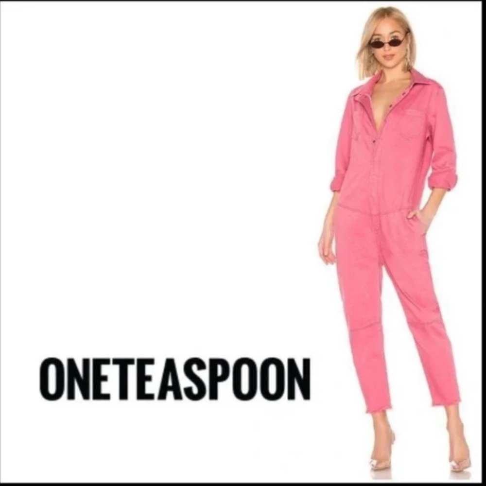 One Teaspoon Pop Pink Paradise Jumpsuit Style 22555 Size small New with tags